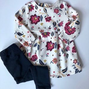 Old Navy 18-24 month sweatshirt dress and leggings